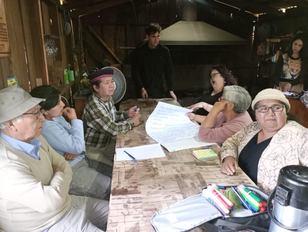 Trabajo con participantes de los Territorios Malchewe - Kultruncahue en planes de vida