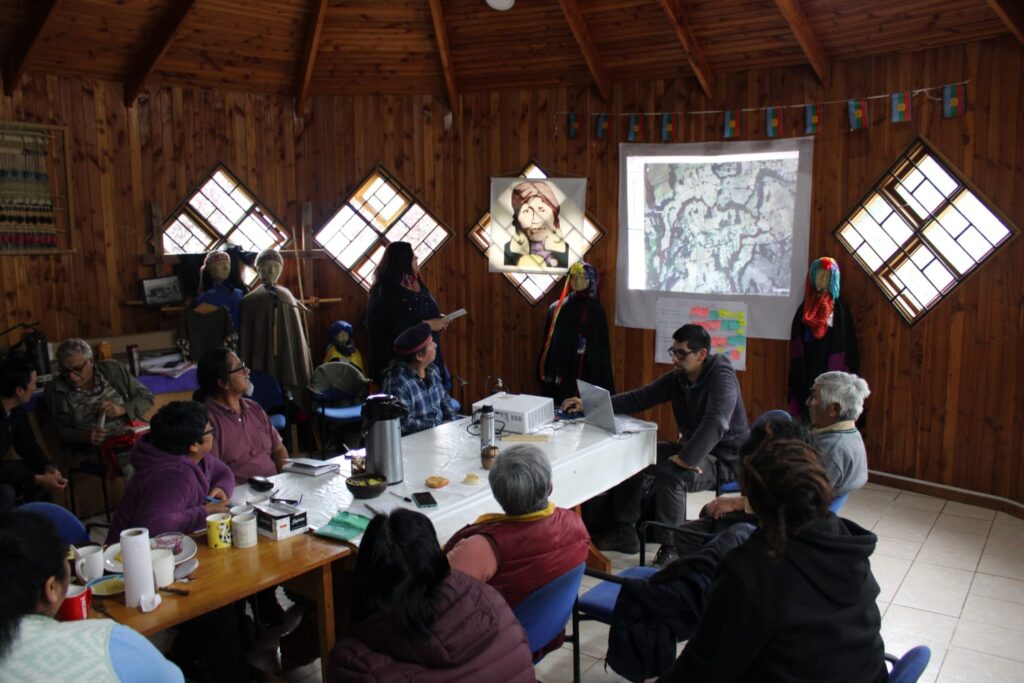 Jornada de trabajo de planificación territorial en territorio de Panguipulli